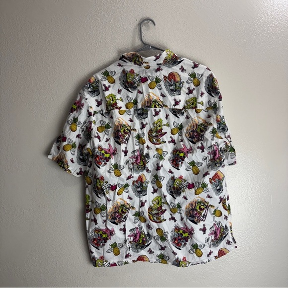 Hm Spongebob Relaxed Fit Button Up Vintage Shirt Size Medium - Picture 3 of 5